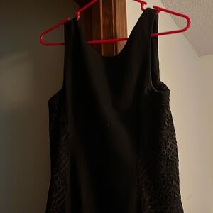 Timeless black dress from Banana Republic